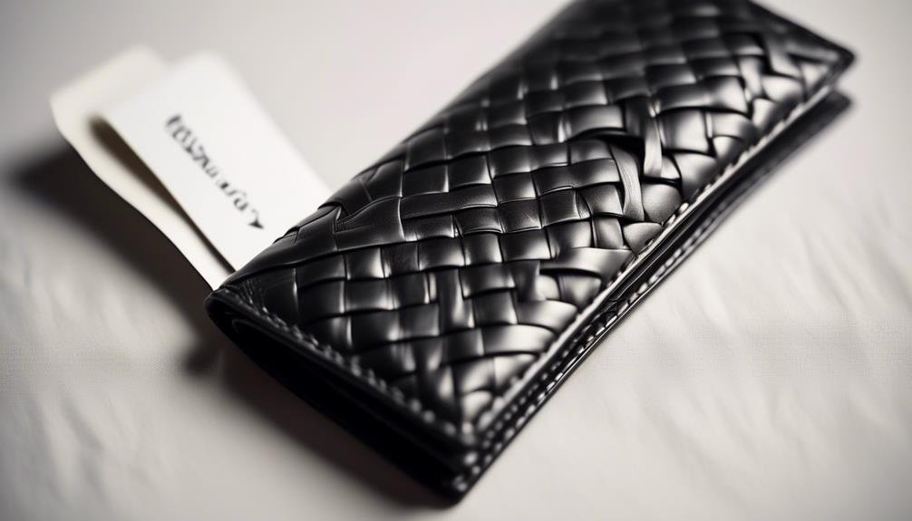 luxurious italian leather wallet